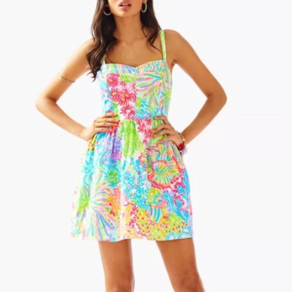 NEW WITH TAGS- Lilly Pulitzer Ardleigh Lovers dress with pockets size 2